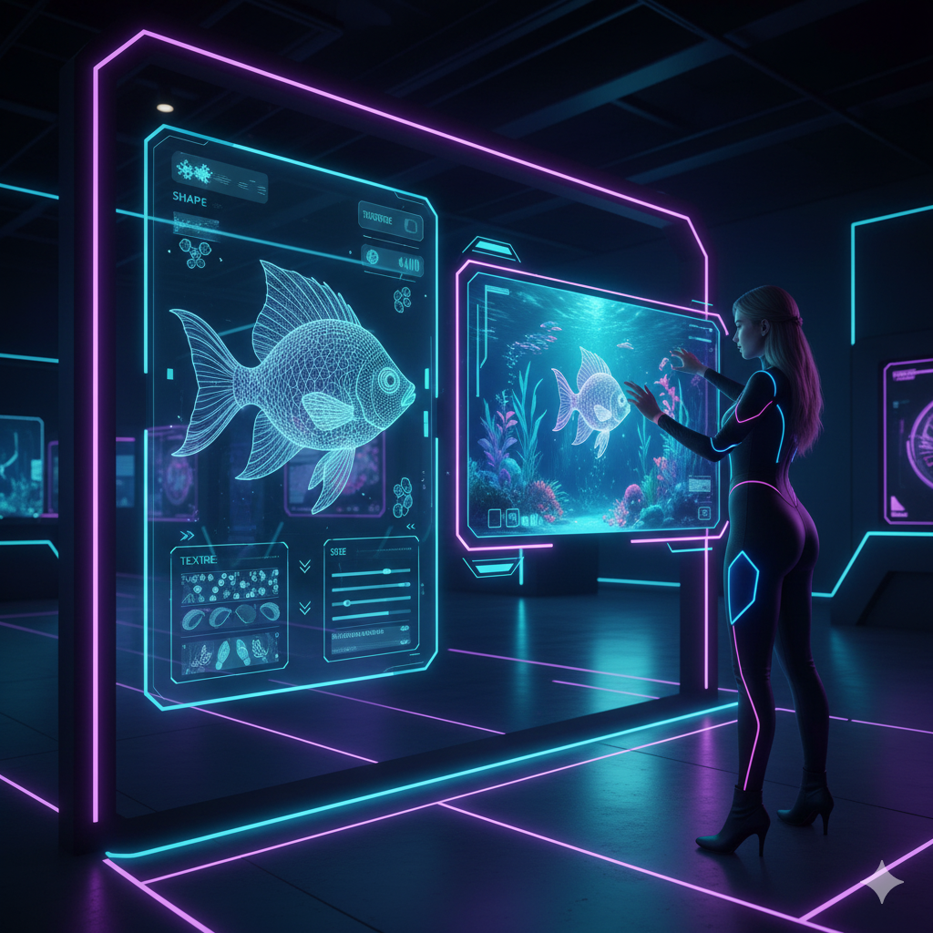 Interactive Multi-Touch Museum Installation – Virtual Aquarium Experience