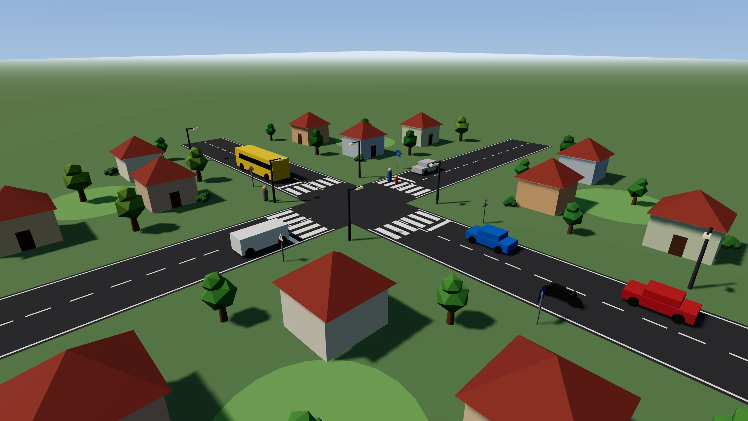 3D Traffic Scenario Editor | Driving Theory Scene Builder screenshot 1